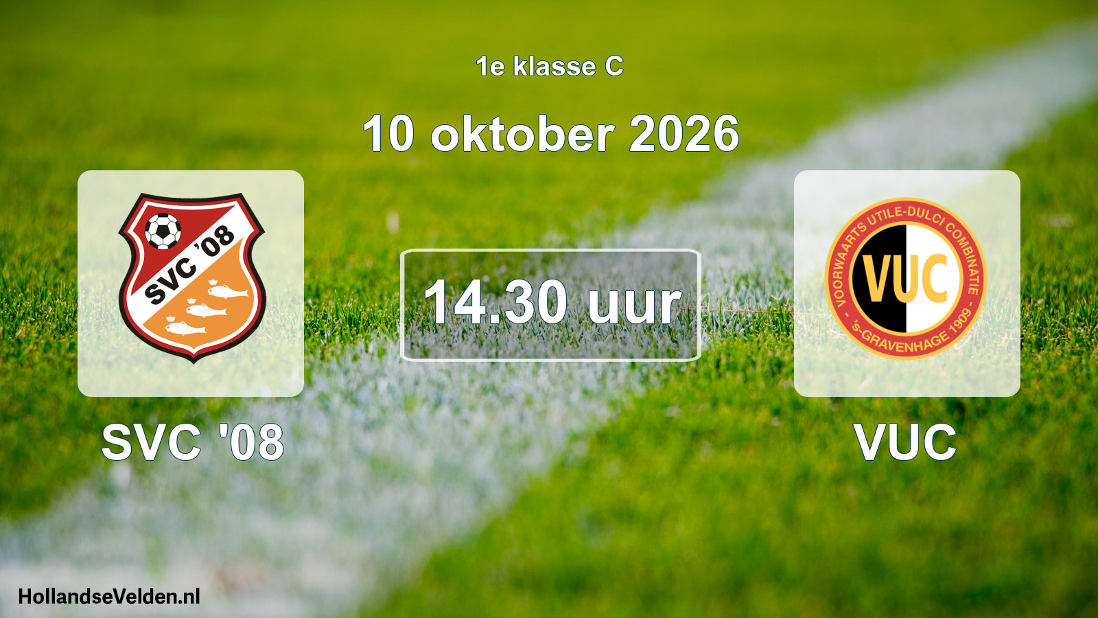 Geplande wedstrijd: SVC '08 - VUC (10 oktober 2026)