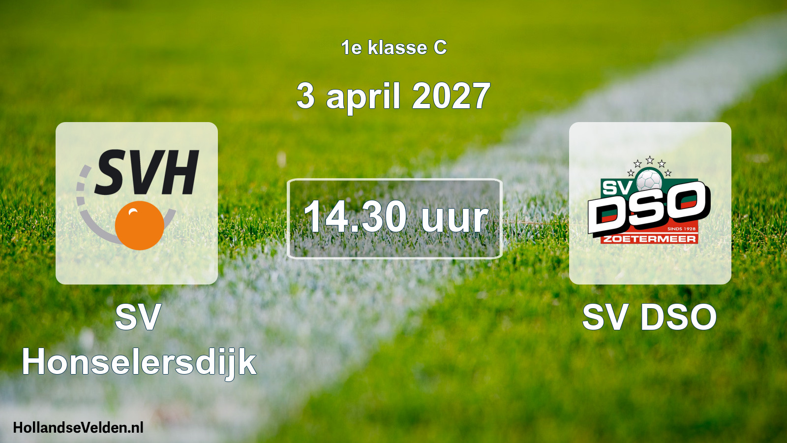 Geplande wedstrijd: SV Honselersdijk - SV DSO (3 april 2027)