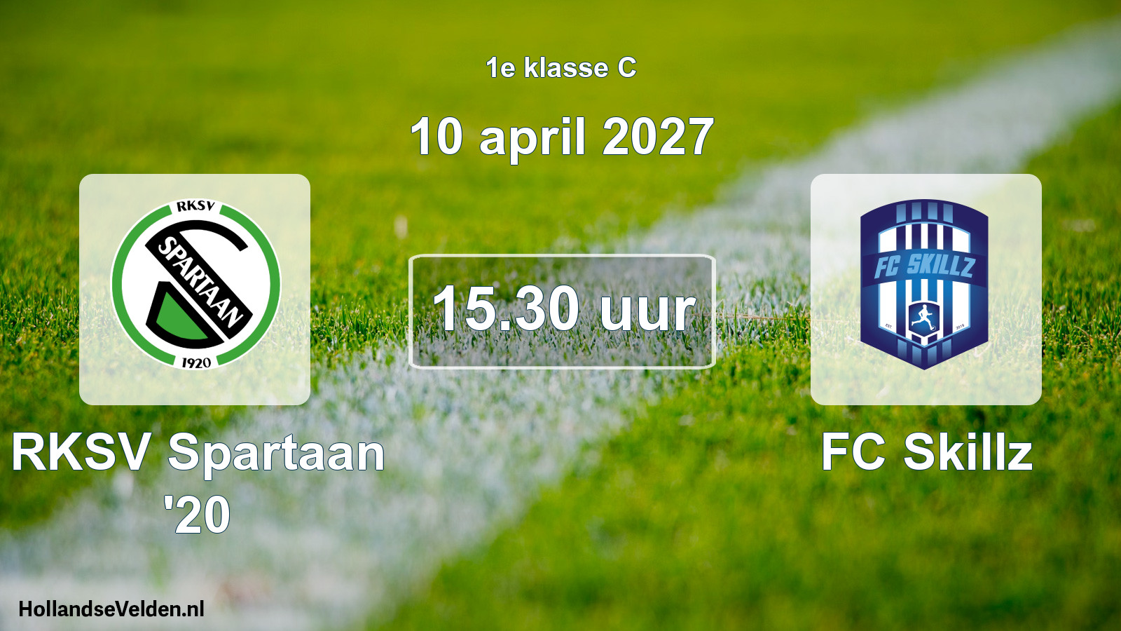 Scheduled Match: RKSV Spartaan '20 - FC Skillz (10 April 2027)