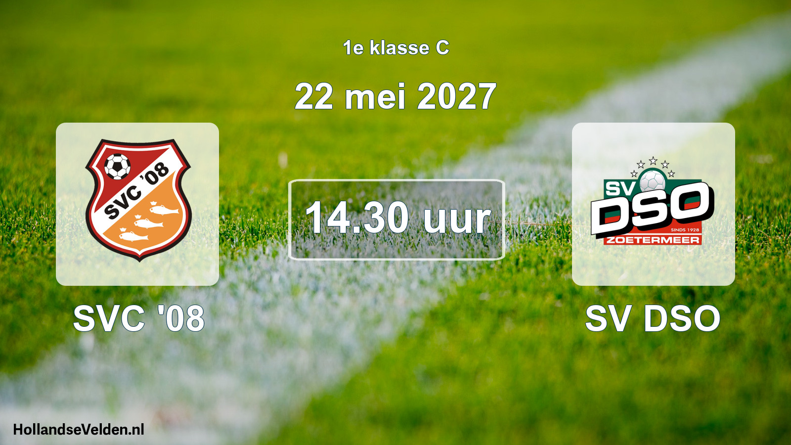 Geplande wedstrijd: SVC '08 - SV DSO (22 mei 2027)
