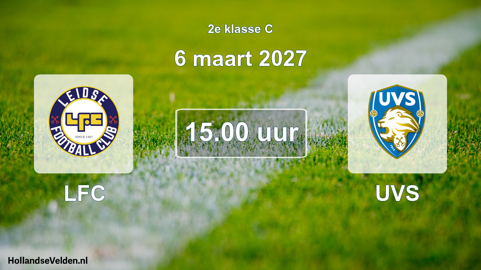 Geplande wedstrijd: LFC - UVS (6 maart 2027)