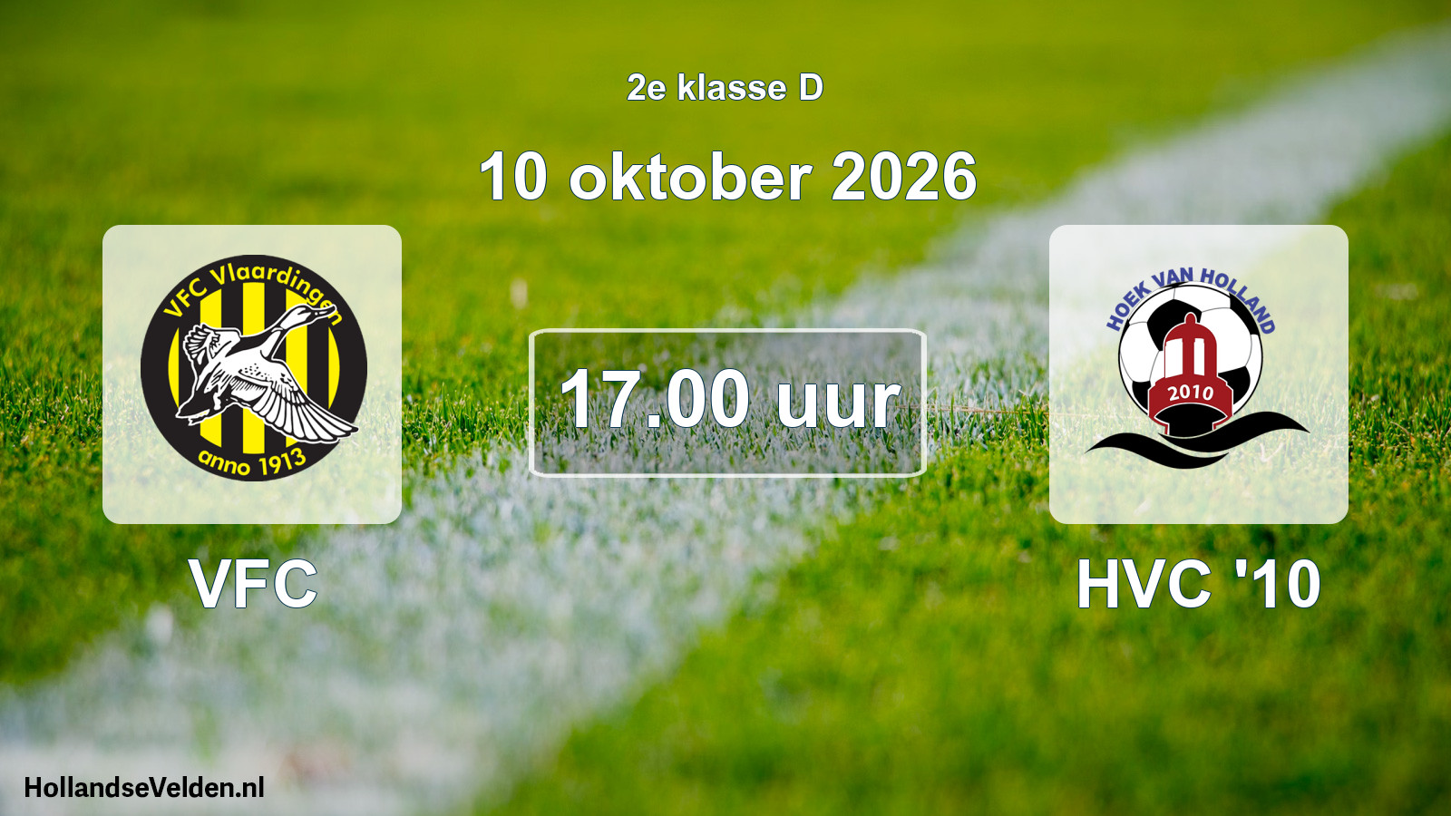 Scheduled Match: VFC - HVC '10 (10 October 2026)