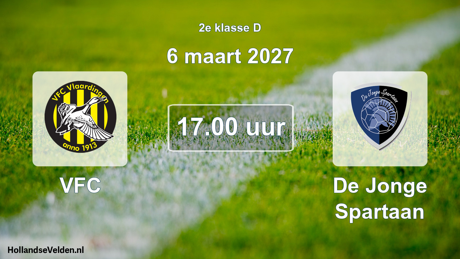 Geplande wedstrijd: VFC - De Jonge Spartaan (6 maart 2027)