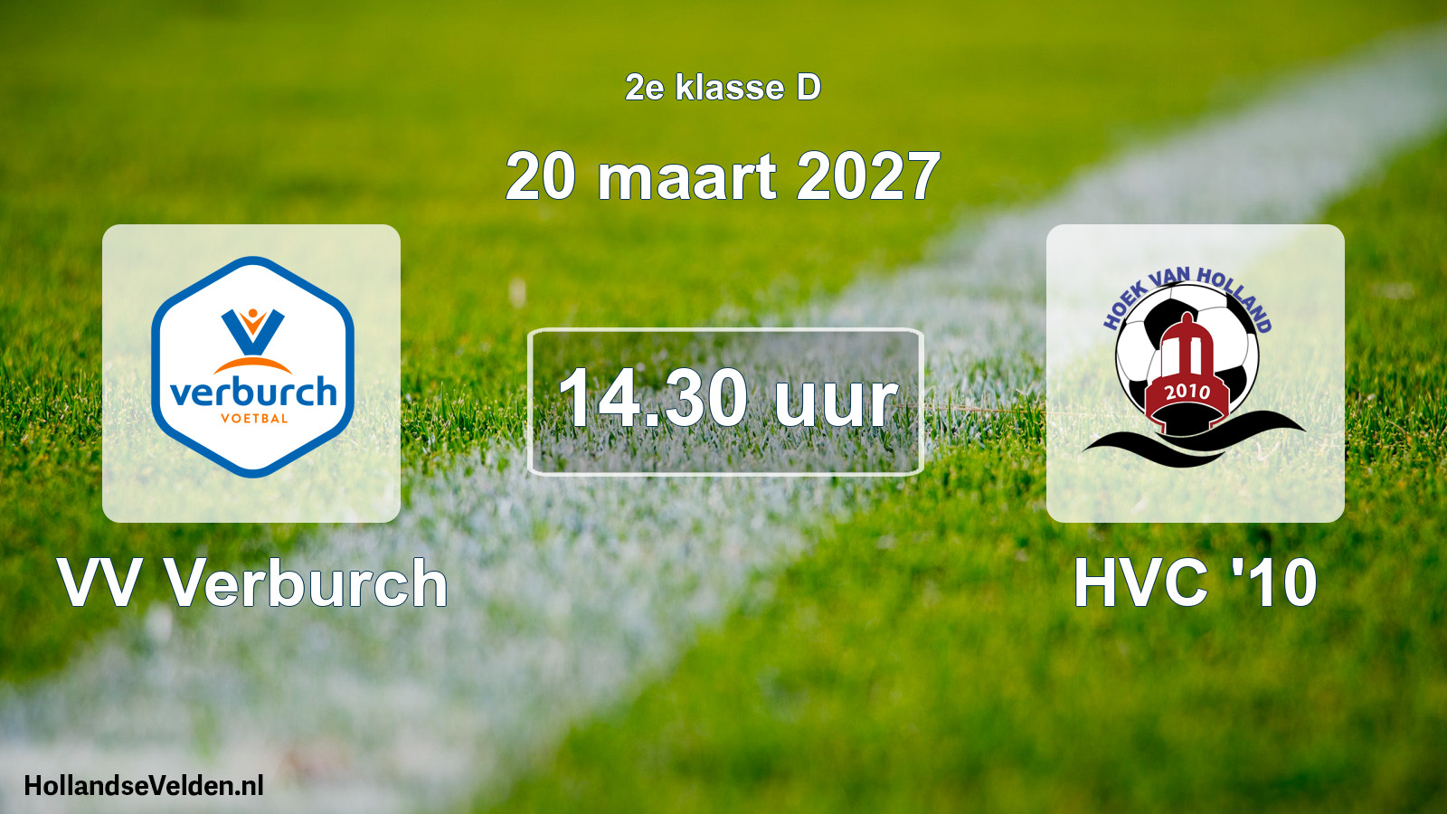 Geplande wedstrijd: VV Verburch - HVC '10 (20 maart 2027)