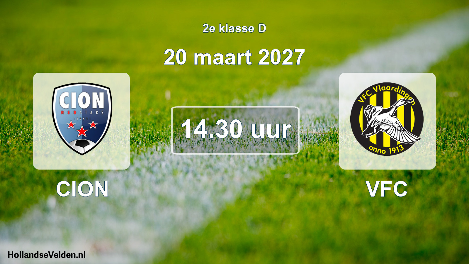 Geplande wedstrijd: CION - VFC (20 maart 2027)