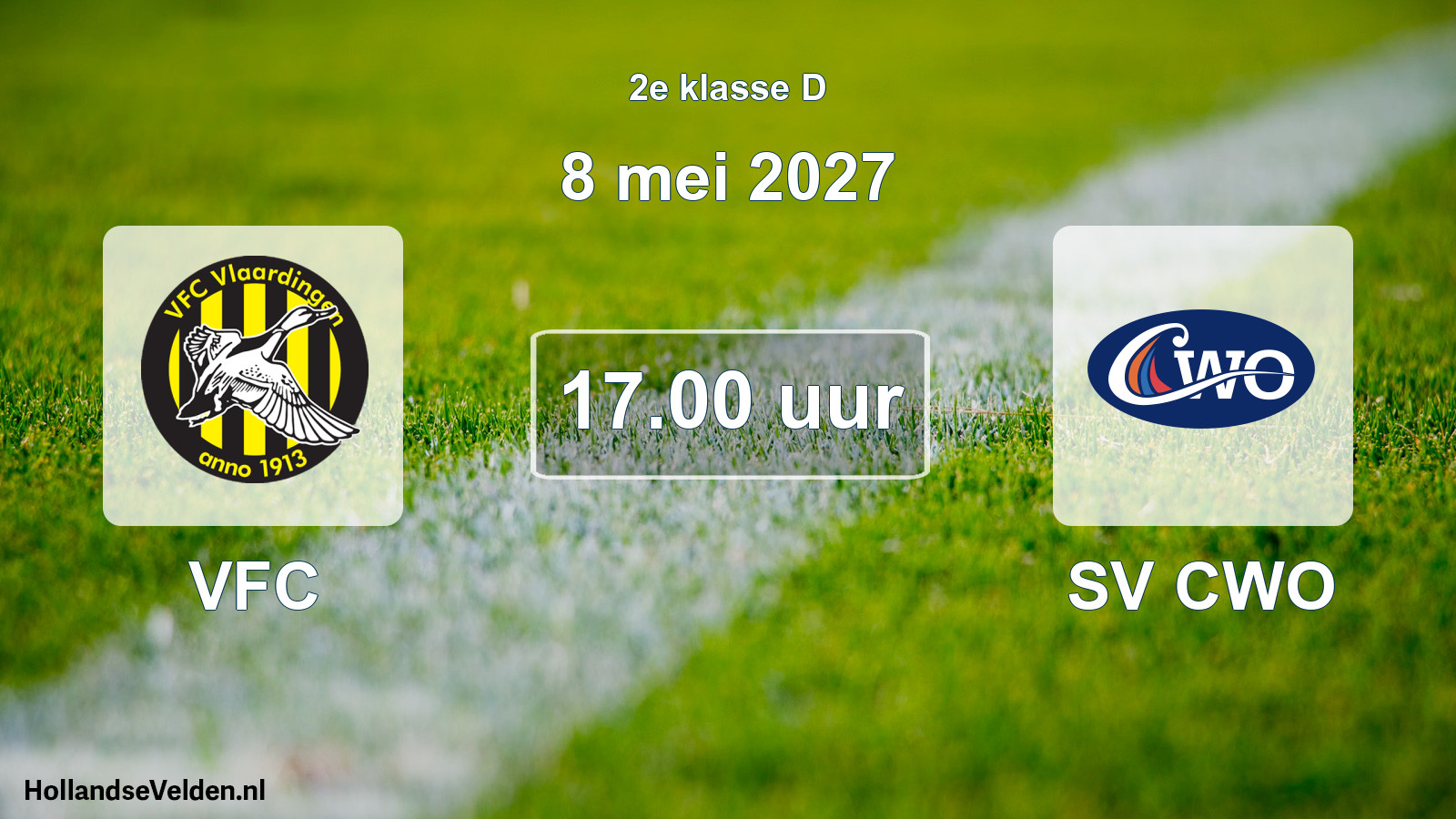 Geplande wedstrijd: VFC - SV CWO (8 mei 2027)