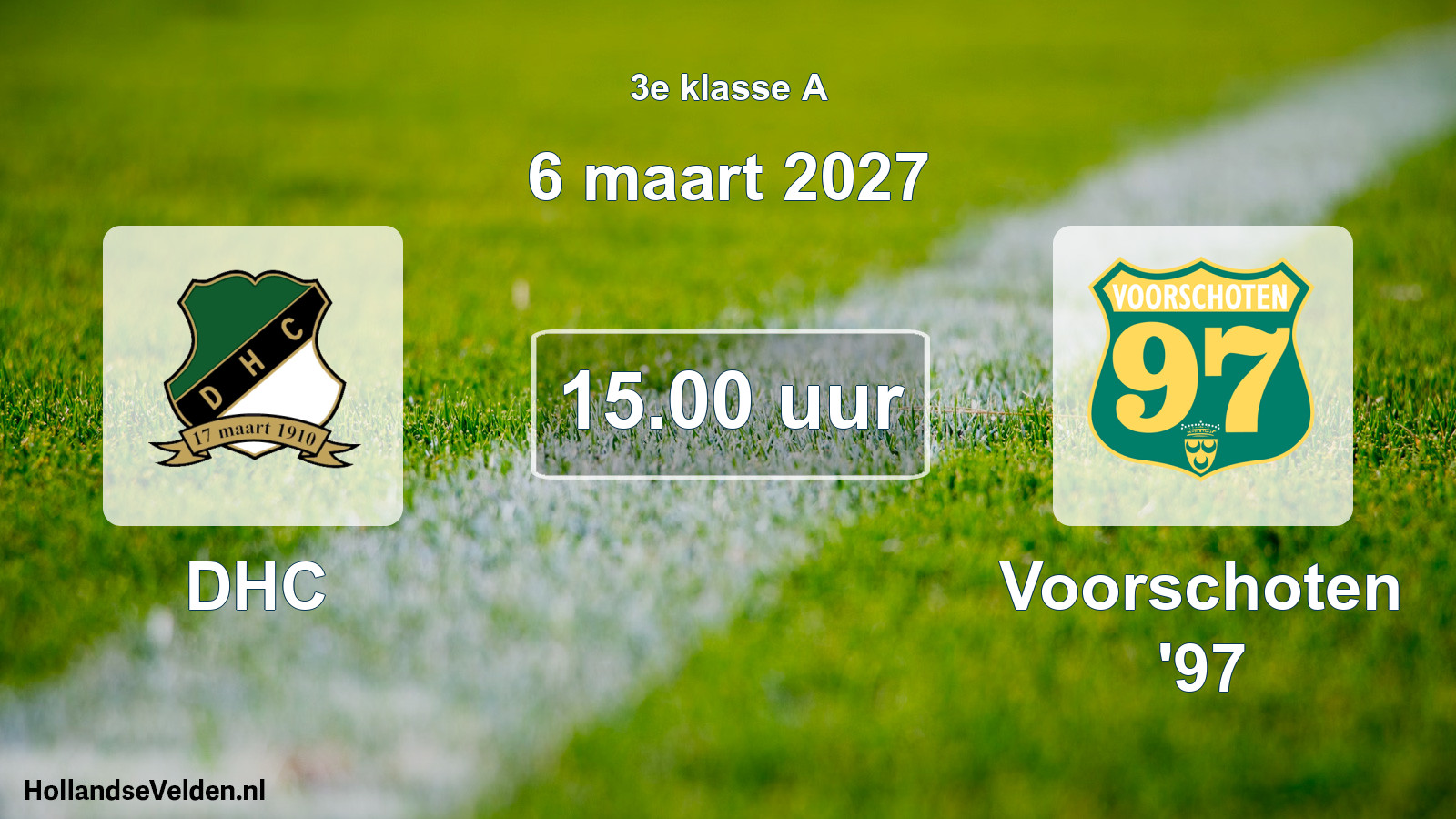 Geplande wedstrijd: DHC - Voorschoten '97 (6 maart 2027)