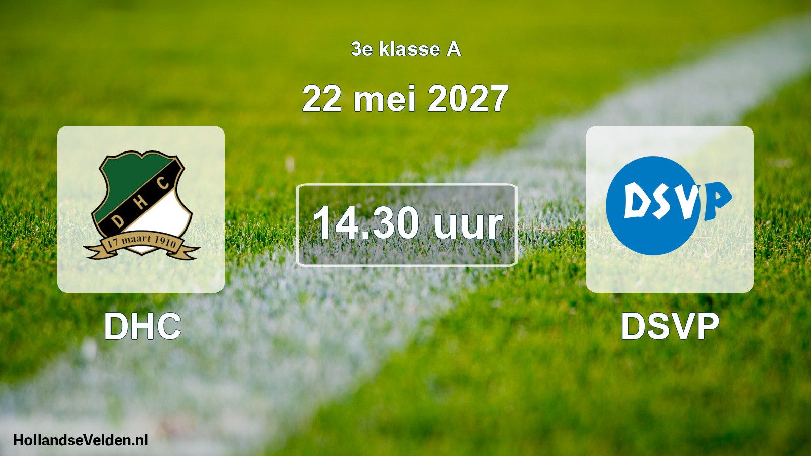 Geplande wedstrijd: DHC - DSVP (22 mei 2027)