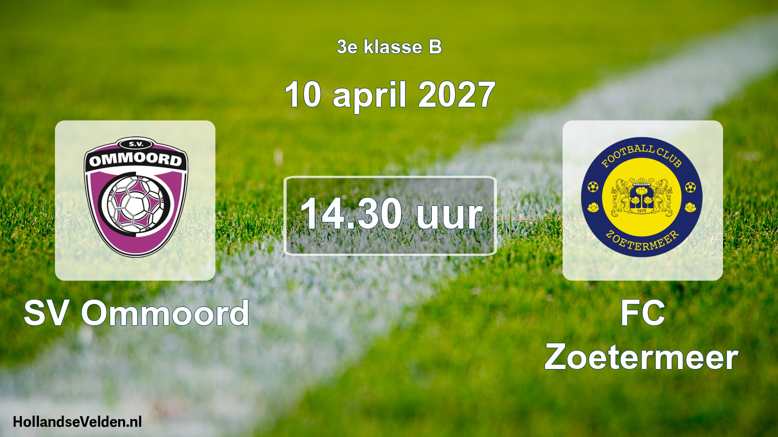 Scheduled Match: SV Ommoord - FC Zoetermeer (10 April 2027)