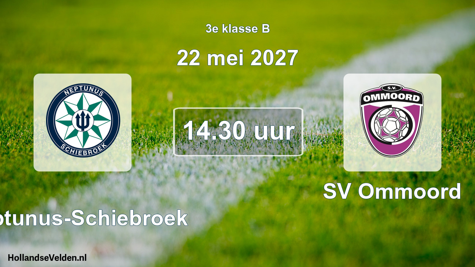Geplande wedstrijd: Neptunus-Schiebroek - SV Ommoord (22 mei 2027)