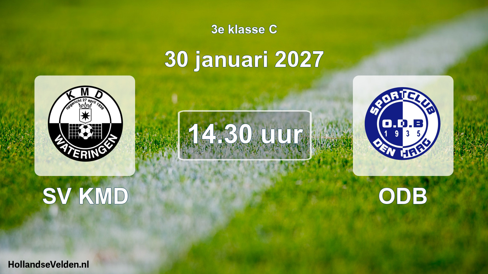 Scheduled Match: SV KMD - ODB (30 January 2027)