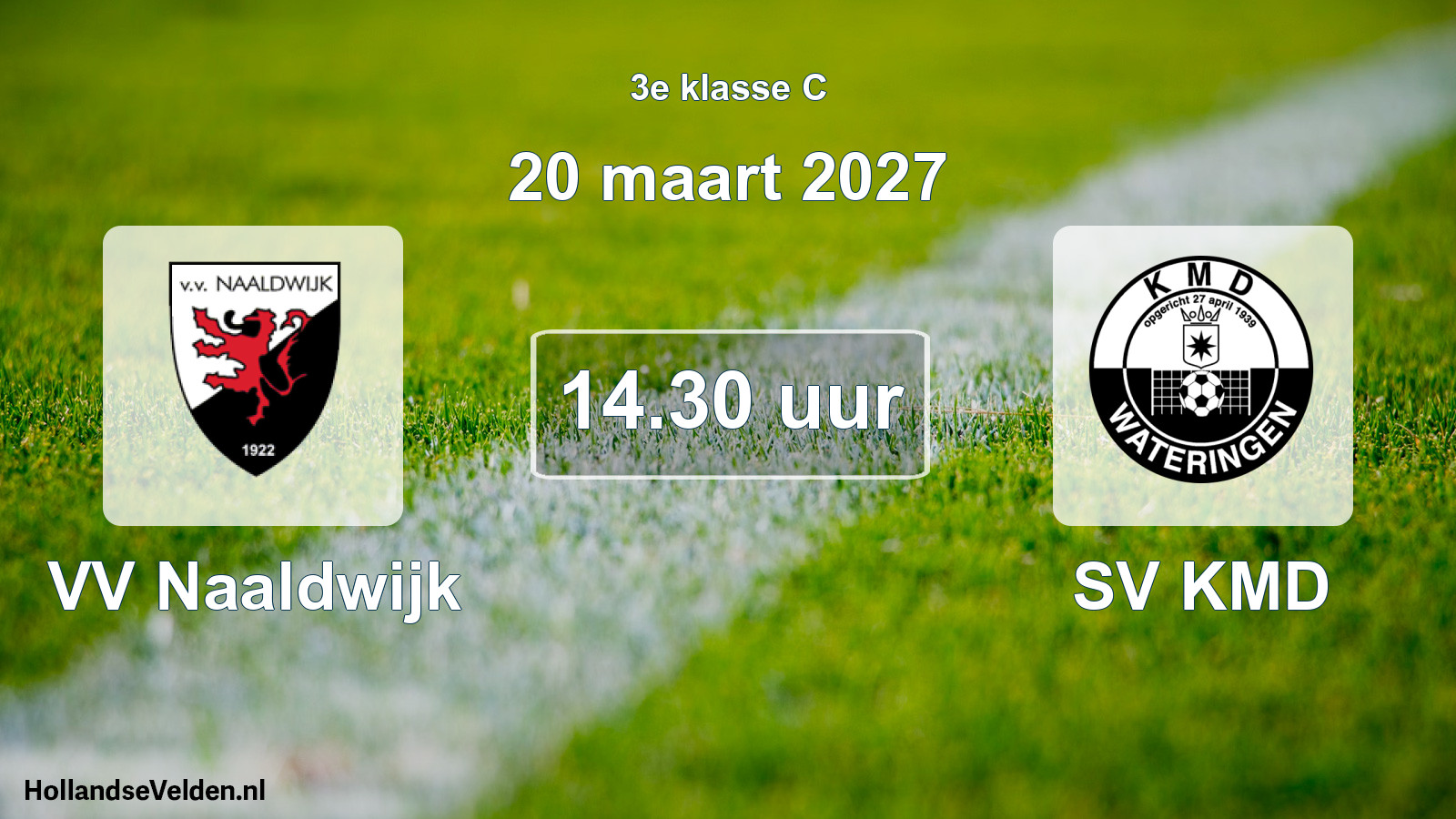Geplande wedstrijd: VV Naaldwijk - SV KMD (20 maart 2027)
