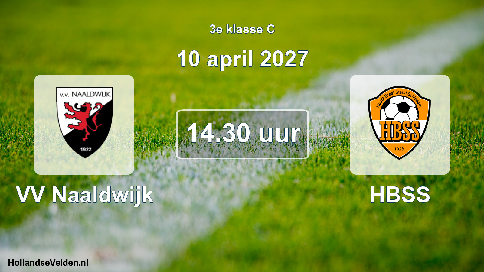 Scheduled Match: VV Naaldwijk - HBSS (10 April 2027)