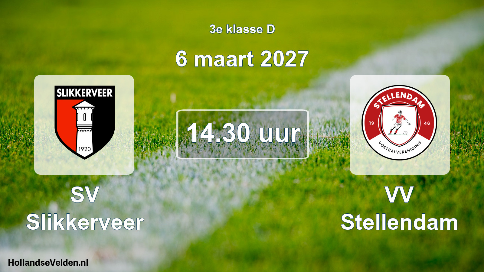Geplande wedstrijd: SV Slikkerveer - VV Stellendam (6 maart 2027)