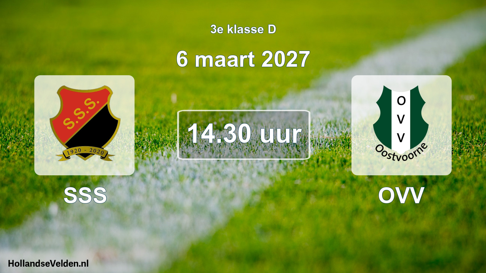 Geplande wedstrijd: SSS - OVV (6 maart 2027)