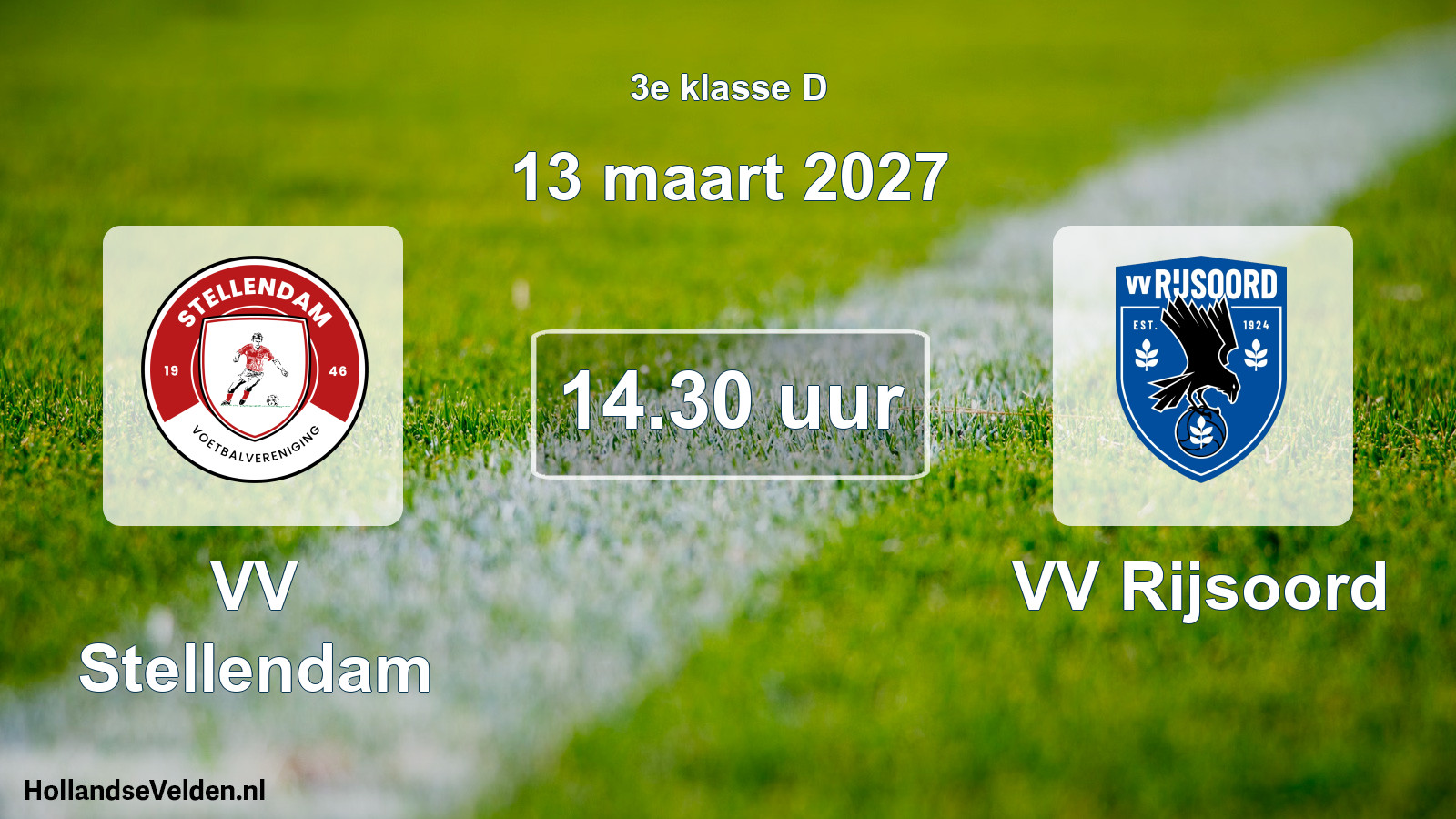 Geplande wedstrijd: VV Stellendam - VV Rijsoord (13 maart 2027)