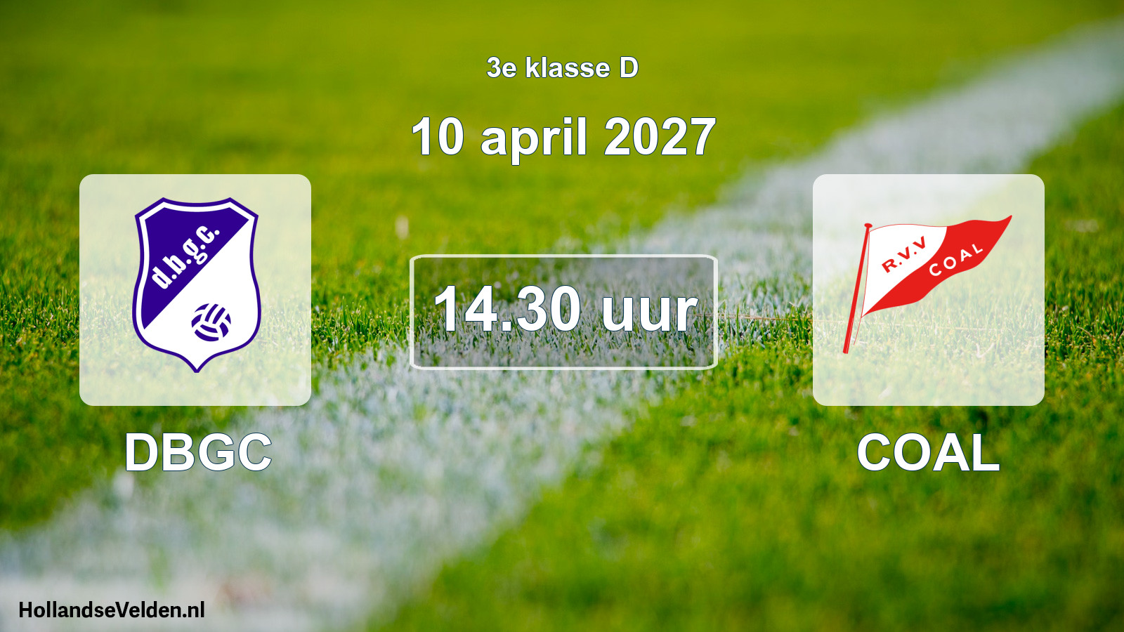 Scheduled Match: DBGC - COAL (10 April 2027)