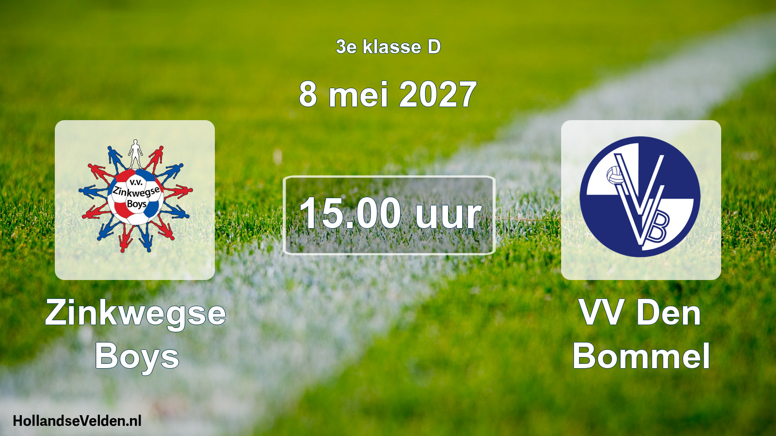 Scheduled Match: Zinkwegse Boys - VV Den Bommel (8 May 2027)