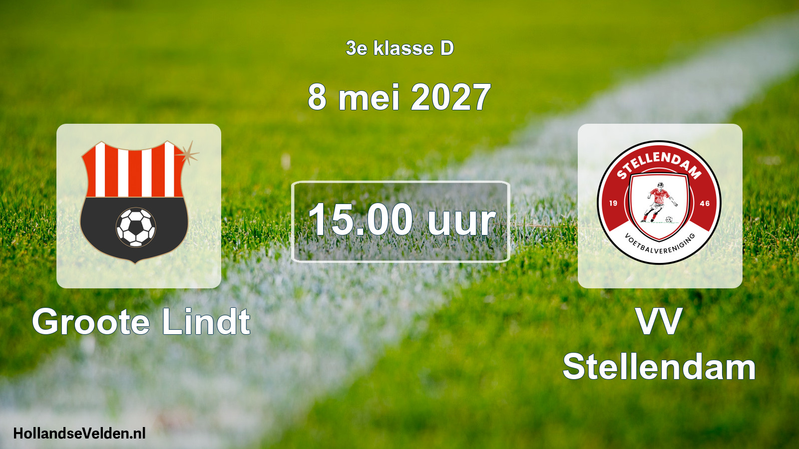 Geplande wedstrijd: Groote Lindt - VV Stellendam (8 mei 2027)