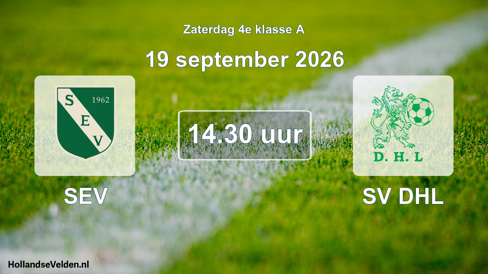 Scheduled Match: SEV - SV DHL (19 September 2026)