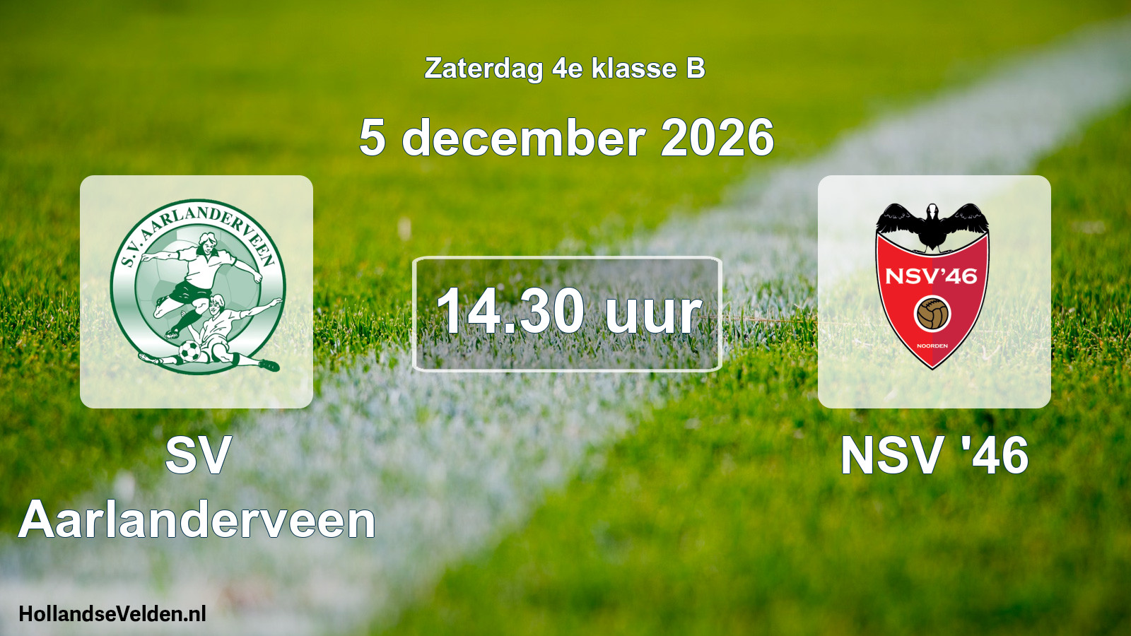 Scheduled Match: SV Aarlanderveen - NSV '46 (5 December 2026)