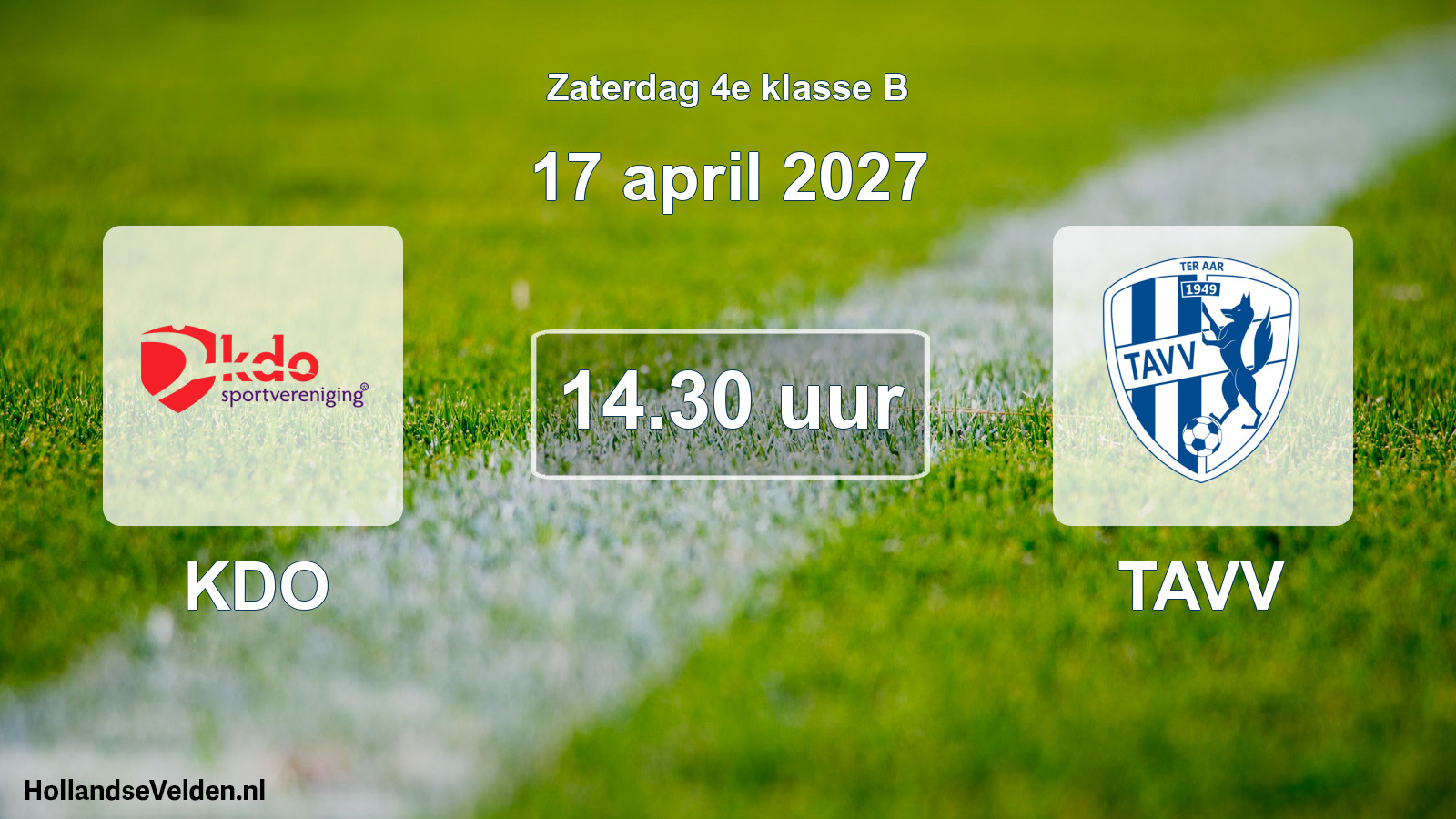 Scheduled Match: KDO - TAVV (17 April 2027)