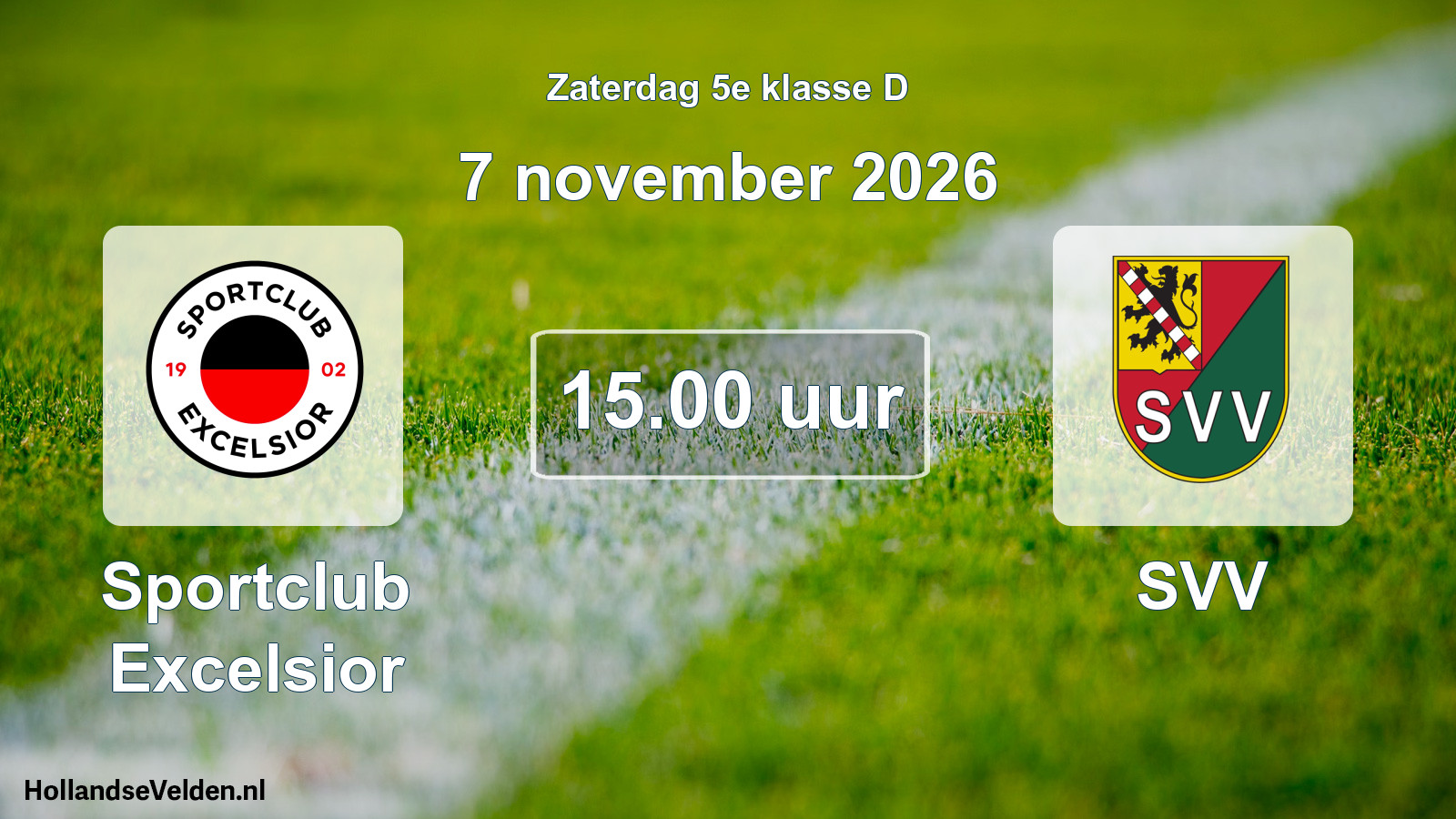 Geplande wedstrijd: Sportclub Excelsior - SVV (7 november 2026)