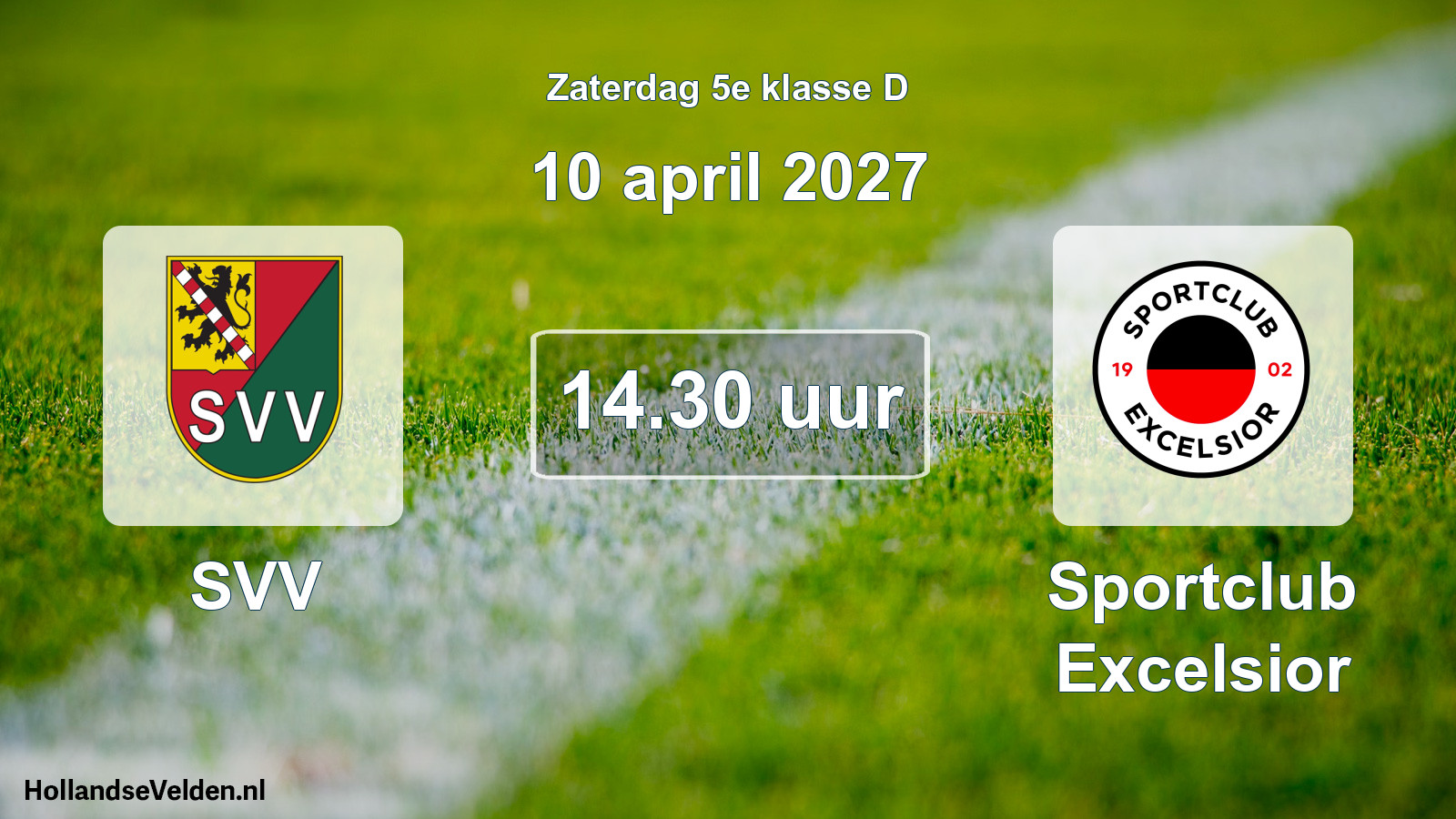 Geplande wedstrijd: SVV - Sportclub Excelsior (10 april 2027)