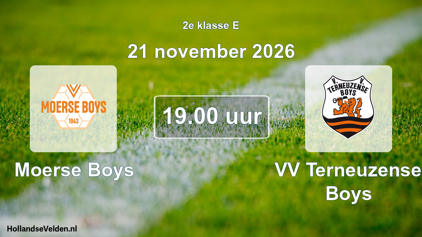 Geplande wedstrijd: Moerse Boys - VV Terneuzense Boys (21 november 2026)