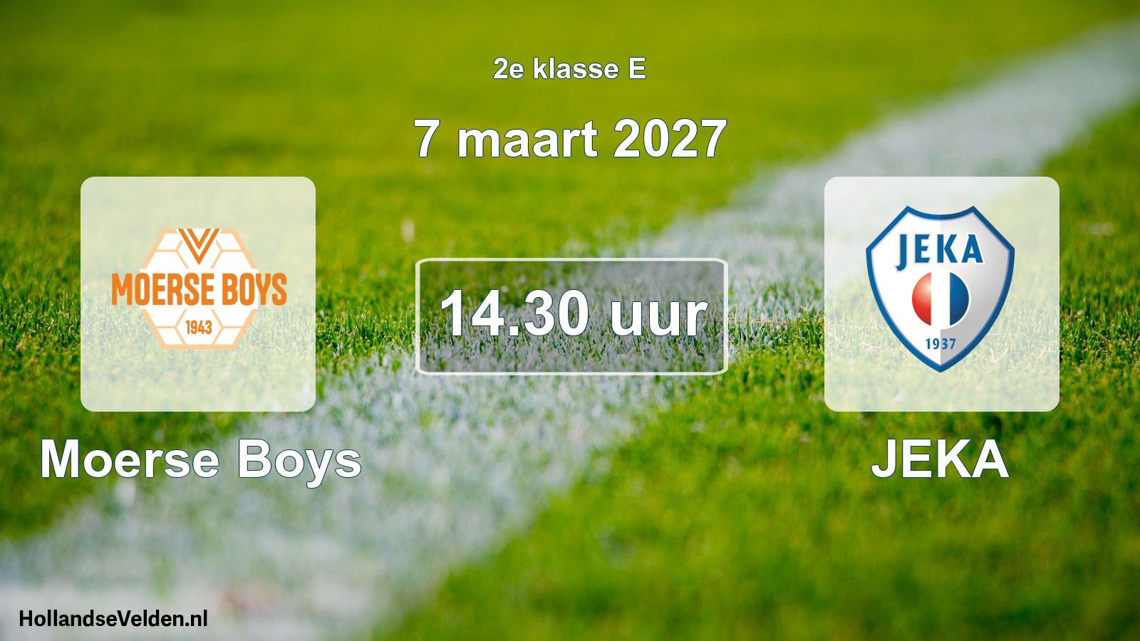 Geplande wedstrijd: Moerse Boys - JEKA (7 maart 2027)