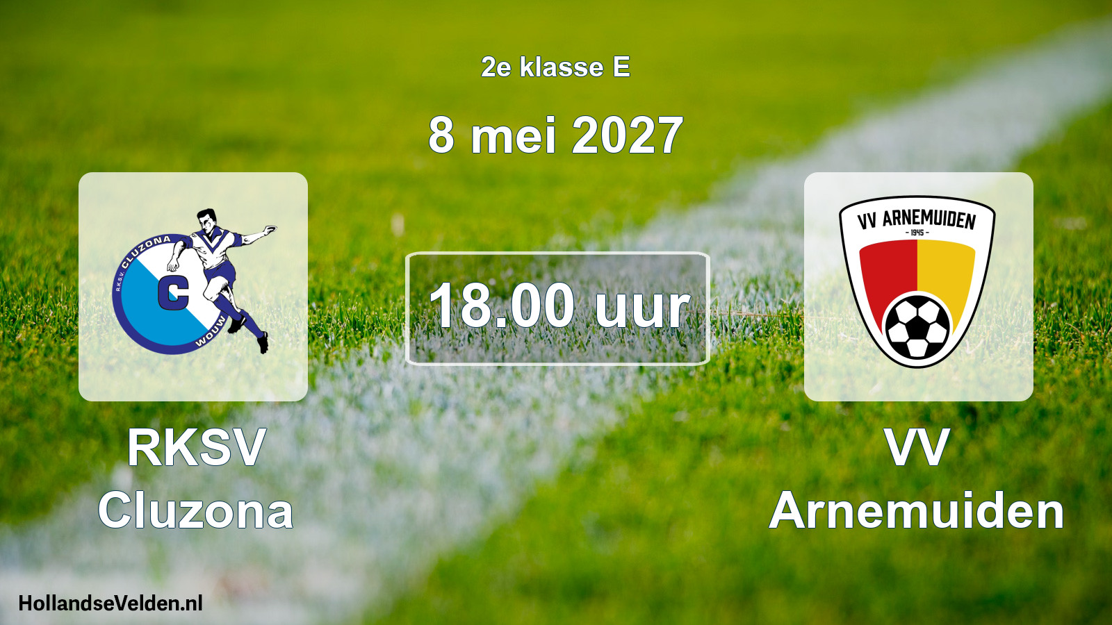 Geplande wedstrijd: RKSV Cluzona - VV Arnemuiden (8 mei 2027)