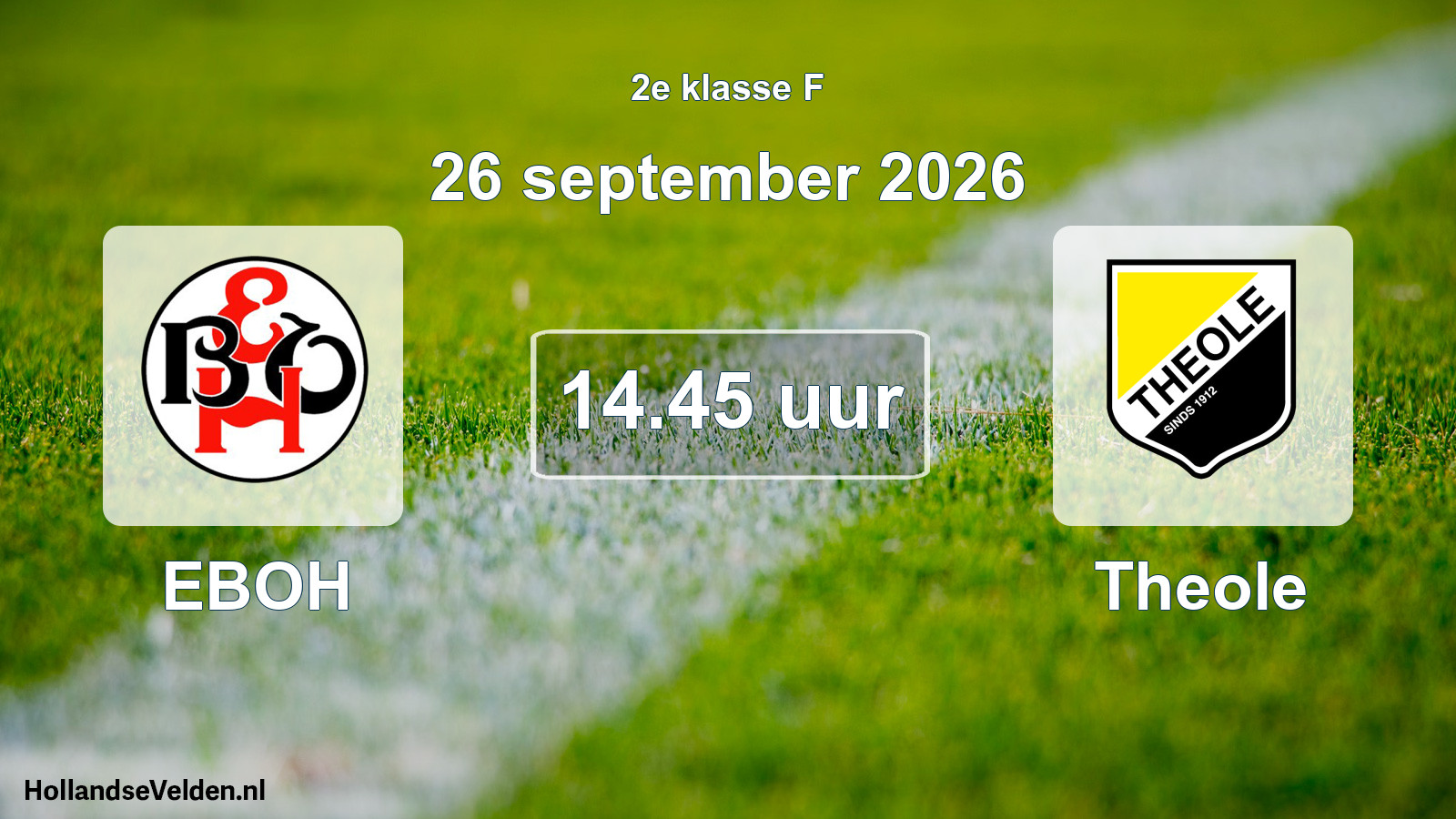 Scheduled Match: EBOH - Theole (26 September 2026)