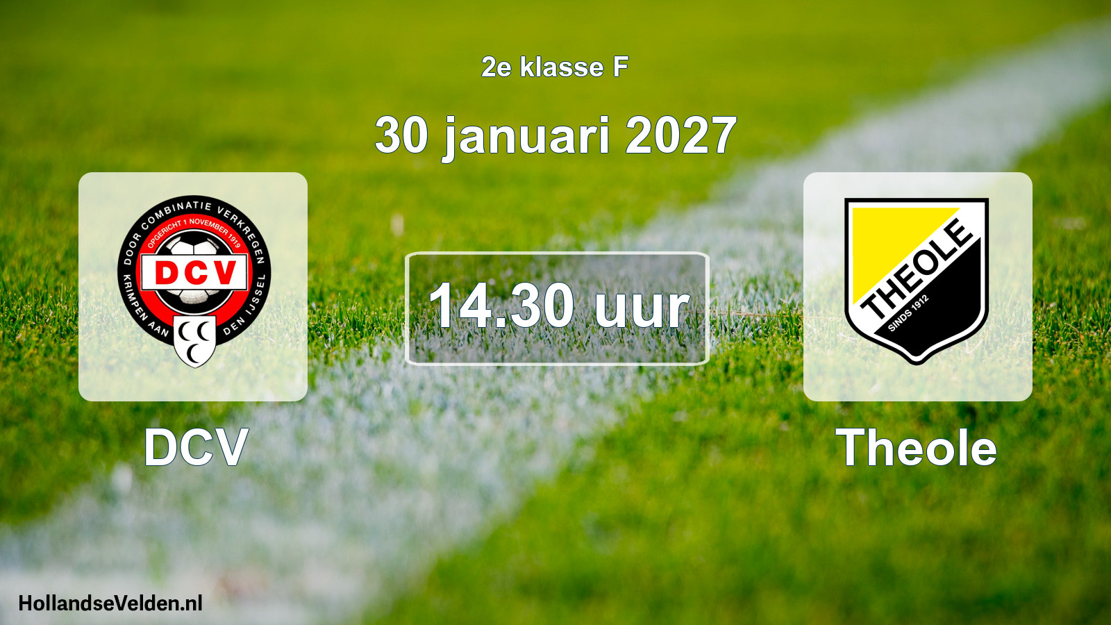 Scheduled Match: DCV - Theole (30 January 2027)