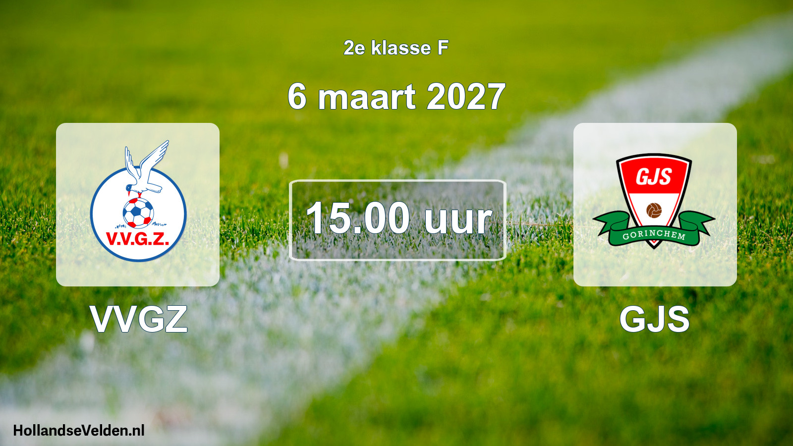 Geplande wedstrijd: VVGZ - GJS (6 maart 2027)