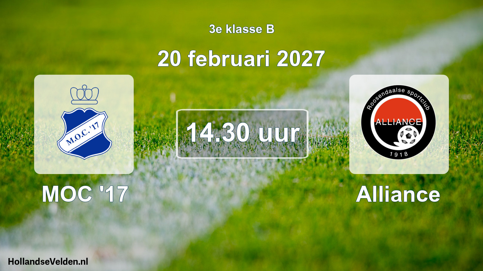 Geplande wedstrijd: MOC '17 - Alliance (20 februari 2027)