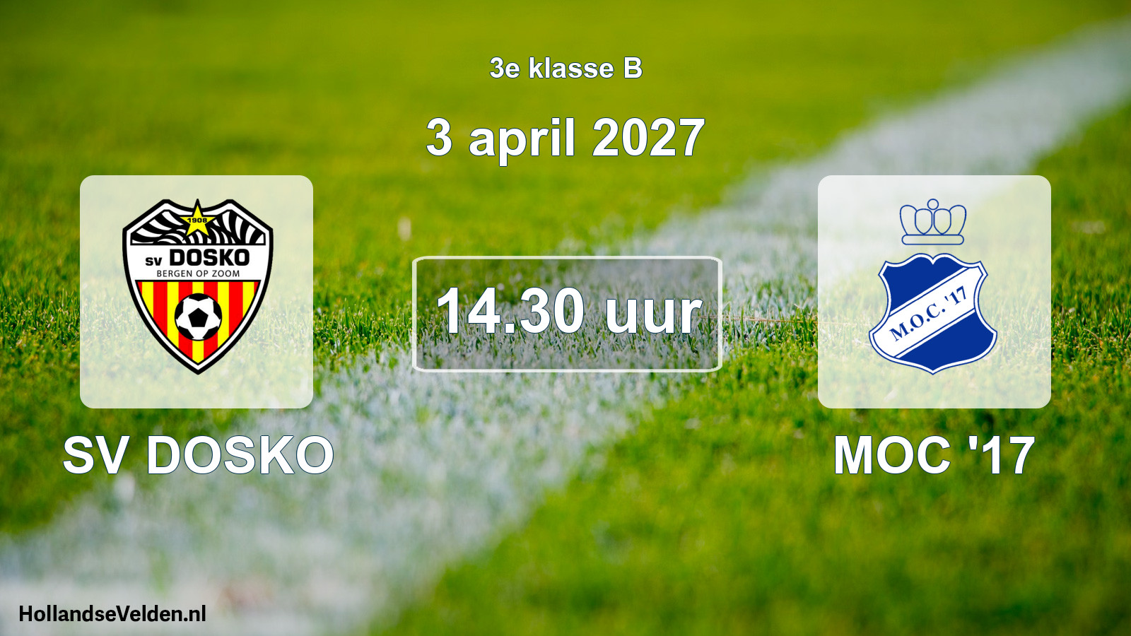 Scheduled Match: SV DOSKO - MOC '17 (3 April 2027)