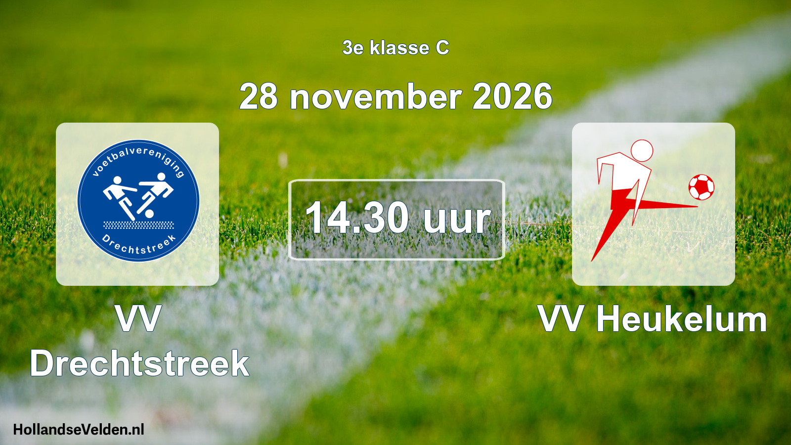 Scheduled Match: VV Drechtstreek - VV Heukelum (28 November 2026)