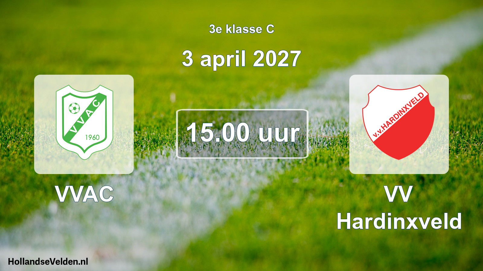Geplande wedstrijd: VVAC - VV Hardinxveld (3 april 2027)