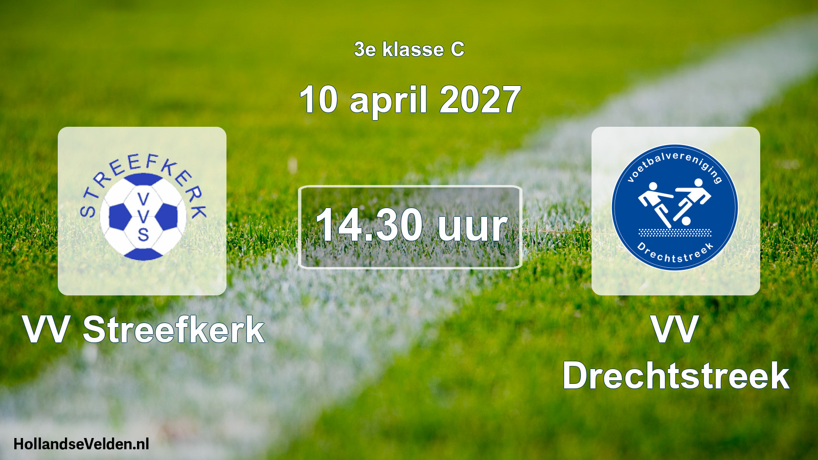 Geplande wedstrijd: VV Streefkerk - VV Drechtstreek (10 april 2027)