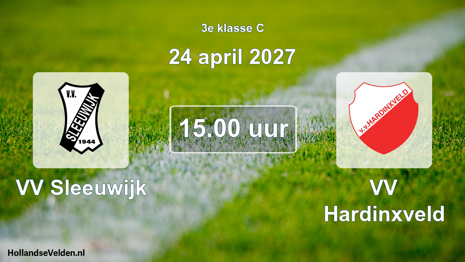 Scheduled Match: VV Sleeuwijk - VV Hardinxveld (24 April 2027)