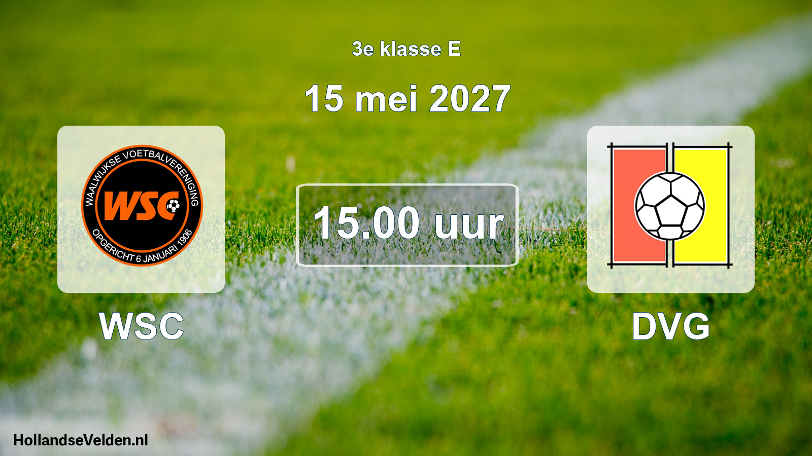 Scheduled Match: WSC - DVG (15 May 2027)