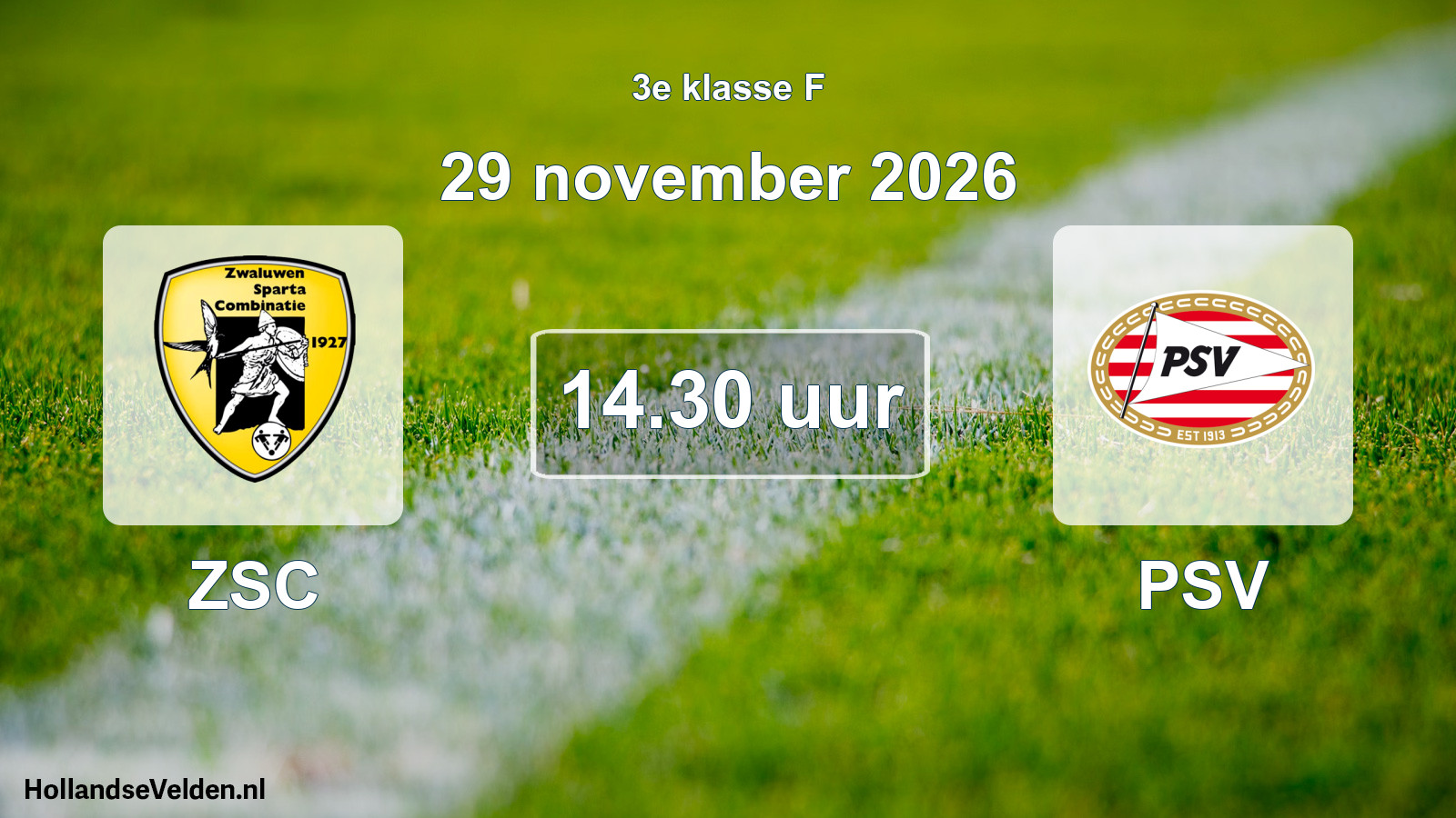Scheduled Match: ZSC - PSV (29 November 2026)