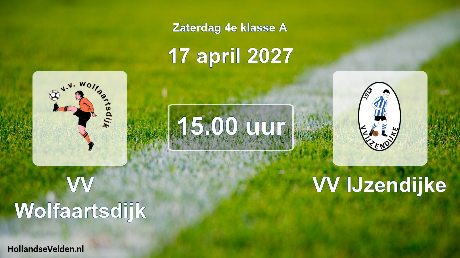 Geplande wedstrijd: VV Wolfaartsdijk - VV IJzendijke (17 april 2027)