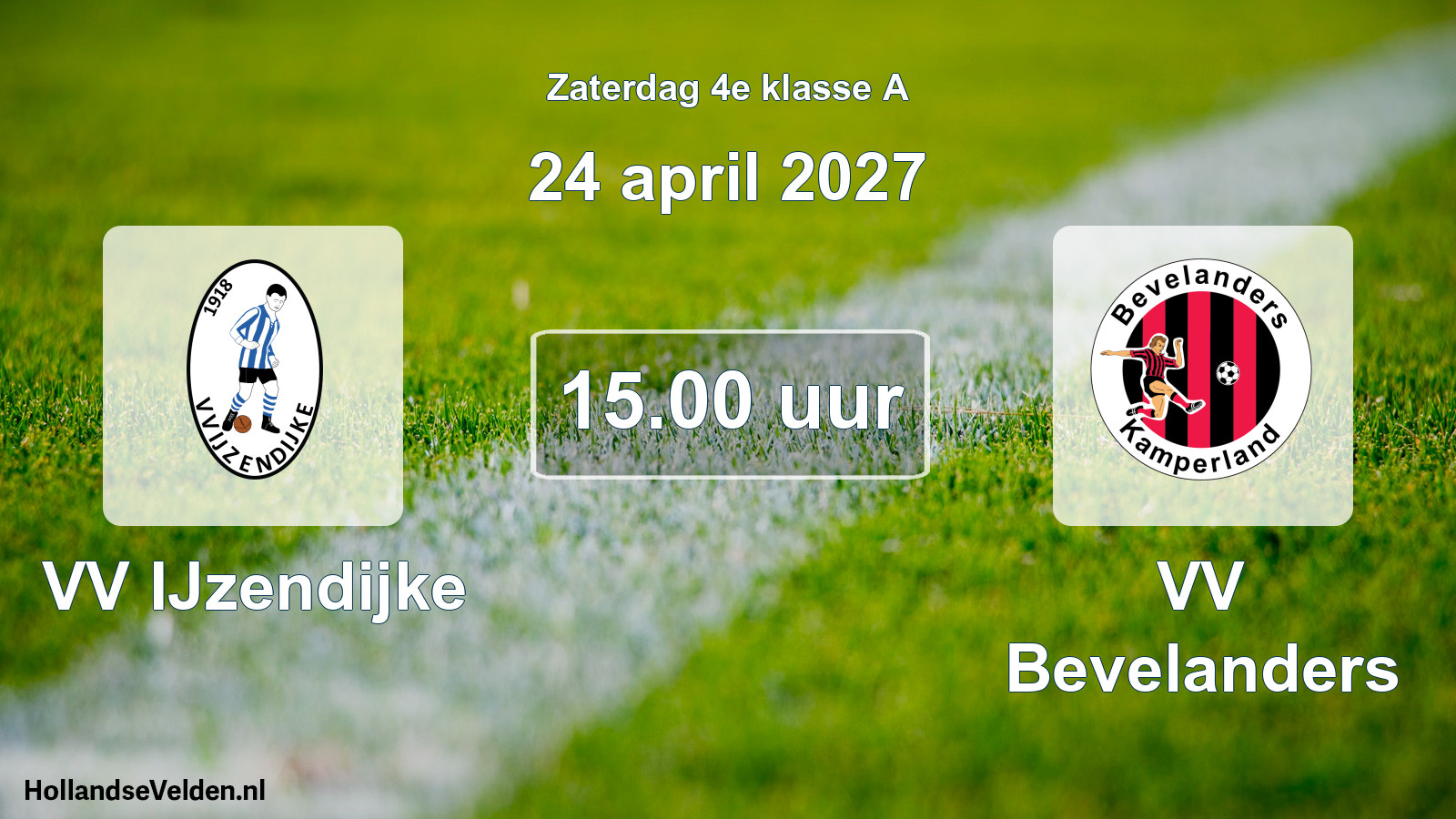 Scheduled Match: VV IJzendijke - VV Bevelanders (24 April 2027)