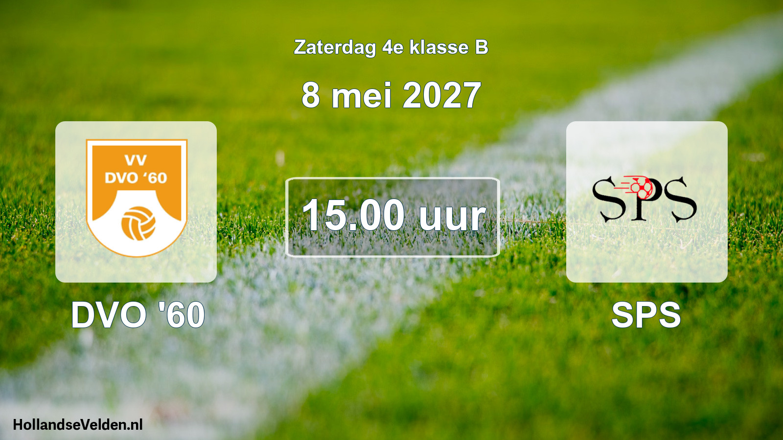 Geplande wedstrijd: DVO '60 - SPS (8 mei 2027)