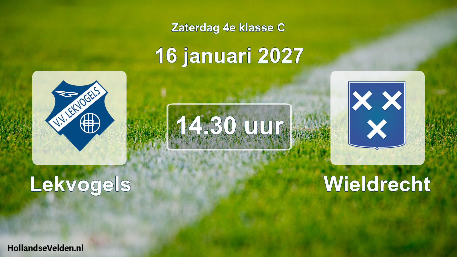 Geplande wedstrijd: Lekvogels - Wieldrecht (16 januari 2027)
