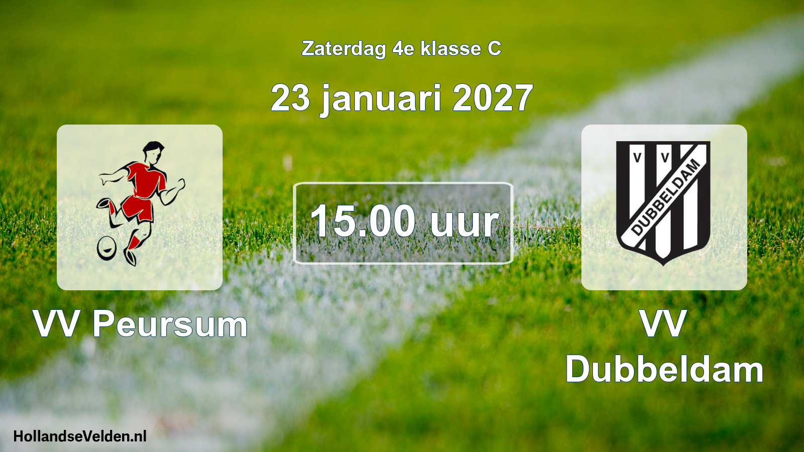 Scheduled Match: VV Peursum - VV Dubbeldam (23 January 2027)