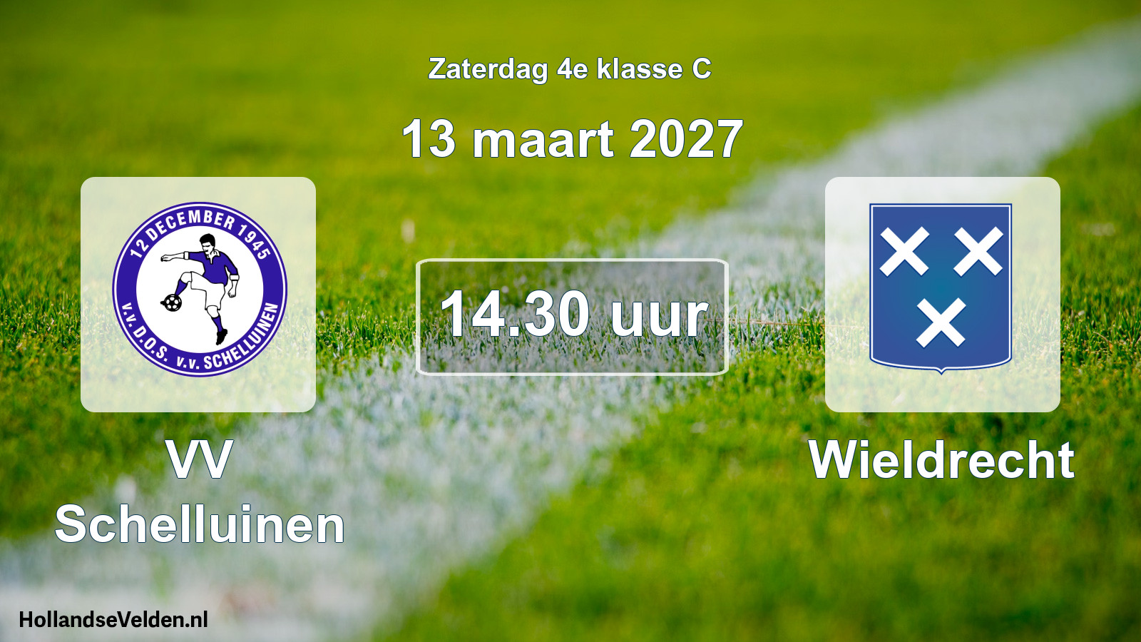 Geplande wedstrijd: VV Schelluinen - Wieldrecht (13 maart 2027)