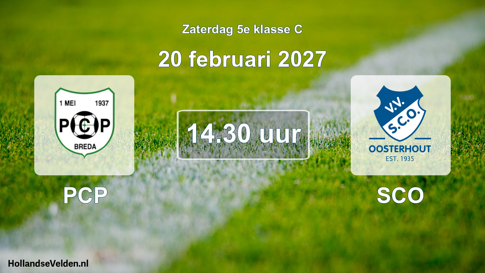 Geplande wedstrijd: PCP - SCO (20 februari 2027)