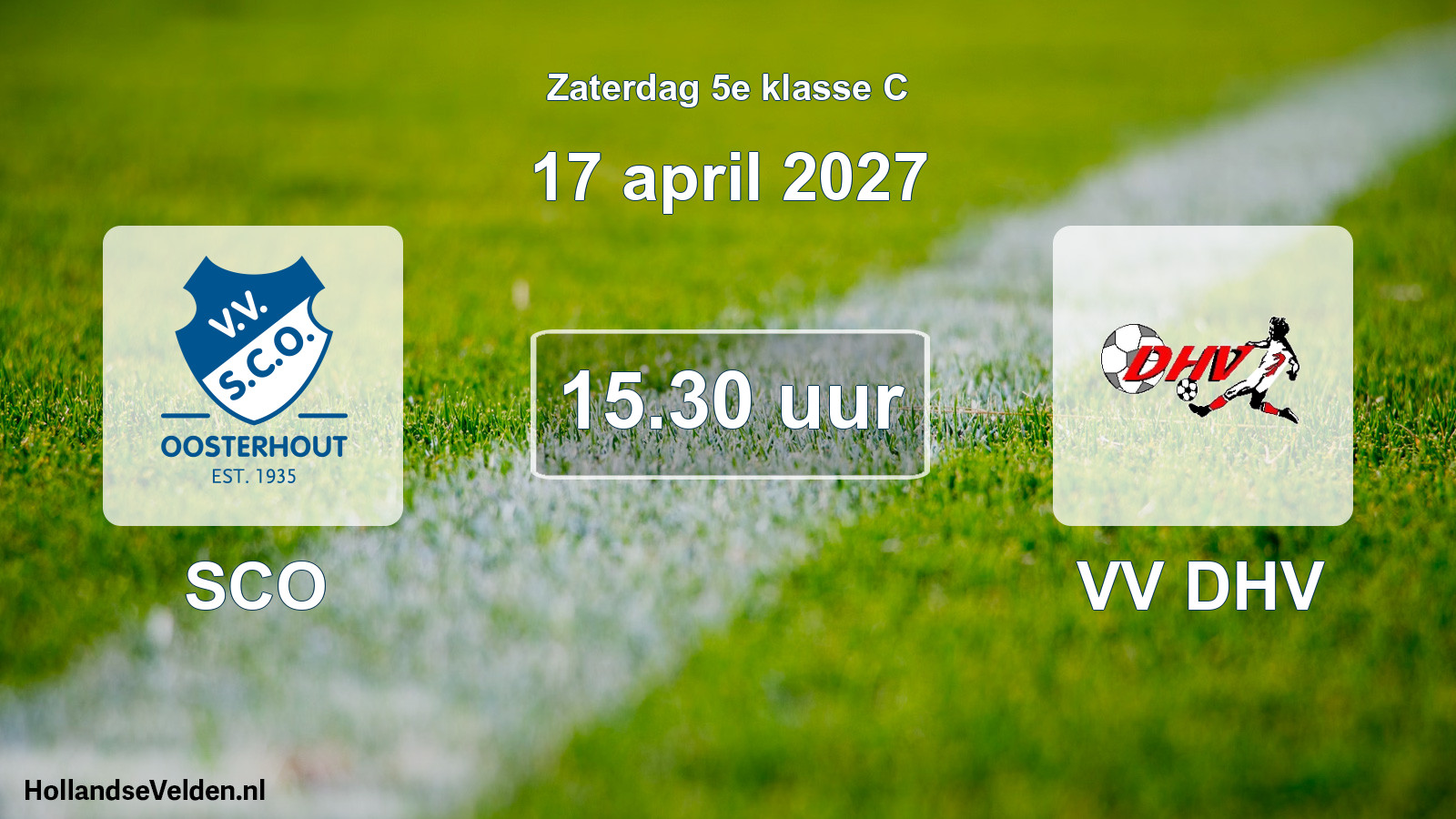 Geplande wedstrijd: SCO - VV DHV (17 april 2027)